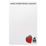 RIDE WITH HEART PRODUCTS CUSTOM STATIONERY
