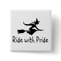 Ride With Pride Pinback Button