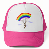 Ride with rainbow Hat by tshirtdujour Ride with rainbow Hat