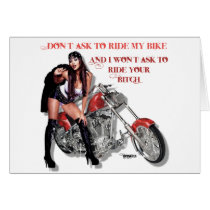 Ride your BITCH cards
