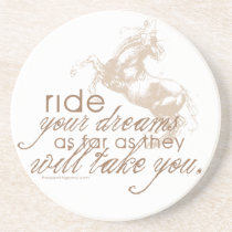 Ride Your Dreams Beverage Coaster