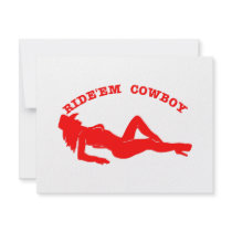 Ride'Em Cowboy invitations
