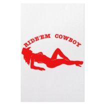 Ride'Em Cowboy Stationery Design