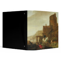 Rider and Bather Vinyl Binders