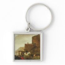 Rider and Bather Keychain