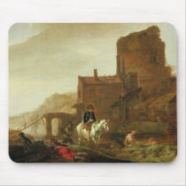 Rider and Bather Mousepads