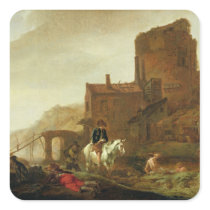 Rider and Bather Stickers