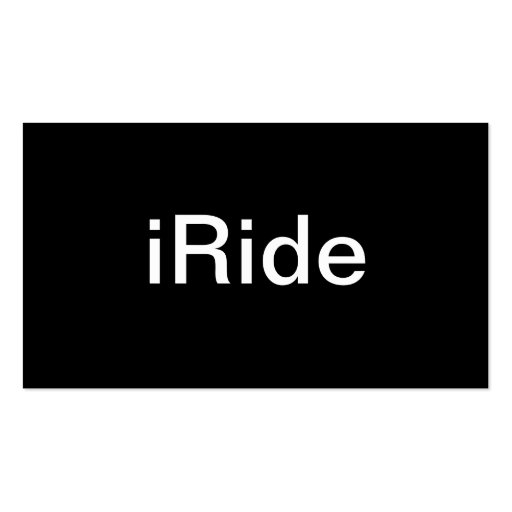 Rider Business Card
