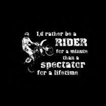 Rider For A Minute Dirt Bike Motocross Poster posters