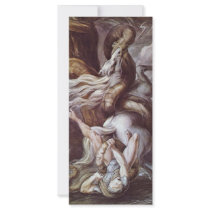 Rider Of A Giant Snake Attack By Johann Heinrich F Rack Cards