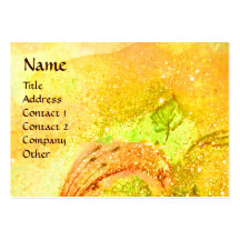 RIDERS IN THE NIGHT bright yellow ,gold sparkles Business Card Template