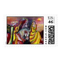 Riders in the Night detail 2 postage