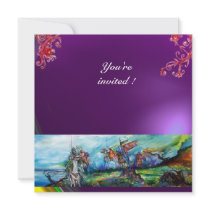 RIDERS IN THE STORM gem purple Custom Invites