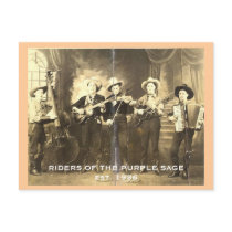 Riders of the Purple Sage. Postcards