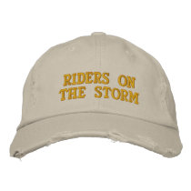 Riders On The Storm embroidered hats by bjaes01 Riders On The Storm embroidered hats