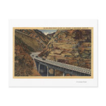 Ridge Route Cut-off, Going to Bakersfield Postcard