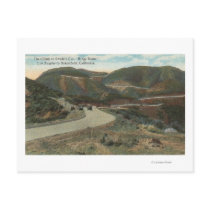 Ridge Route to Swede's Cut & Bakersfield Post Card