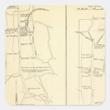 Ridgefield, Newton, Darien Square Sticker