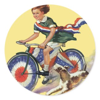 Riding a Bike sticker