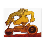 Riding Contraption Postcard