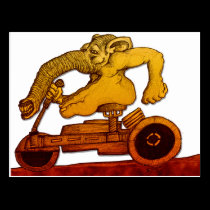 Riding Contraption postcards