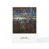 Riding Couple, Wassily Kandinsky 1907 Cards