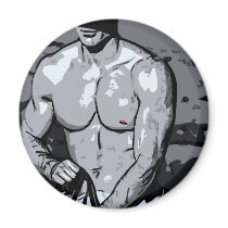 Riding Cowboy magnets by LoveMale Riding Cowboy magnets