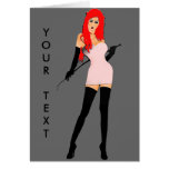 Riding Crop Mistress - Bright Cards