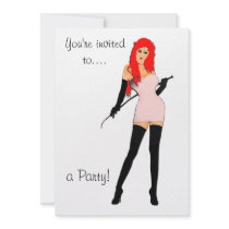 Riding Crop Mistress - Bright Custom Invites