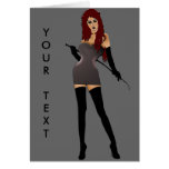 Riding Crop Mistress Card