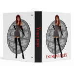 Riding Crop Mistress - Dungeon Wall Background Binder