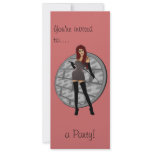 Riding Crop Mistress - Dungeon Wall Background Personalized Announcement