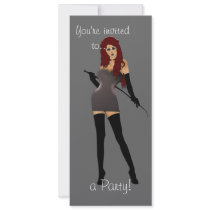 Riding Crop Mistress Personalized Invites