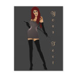 Riding Crop Mistress Post Card