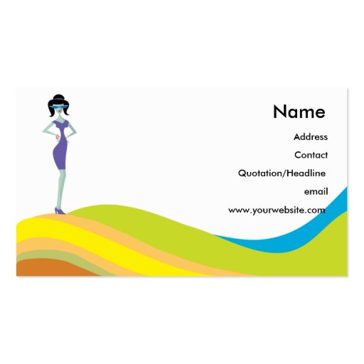 Riding High Business Card (front side)