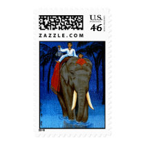 "Riding Home" postage