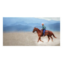 Riding in the Desert photo cards