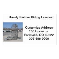 Riding Lessons Business Cards business cards