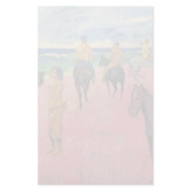 Riding On The Beach By Gauguin Paul (Best Quality) Customized Stationery