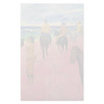 Riding On The Beach By Gauguin Paul (Best Quality) Customized Stationery