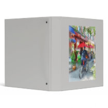 Riding Past the Cafe binders