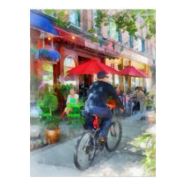 Riding Past the Cafe posters