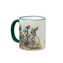 Riding Roosters mugs by tnmpastperfect Riding Roosters mugs