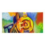 Riding That Train by Piliero Photo Card
