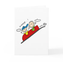 Riding The Rollercoaster Card by stick_figures Riding The Rollercoaster Card