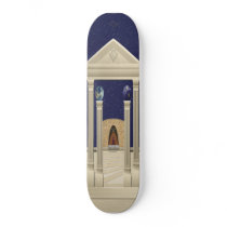 Riding the Temple Skateboard by masonicshop Riding the Temple Skateboard