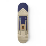 Riding the Temple Skateboard