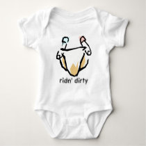 ridn' dirty baby t-shirts