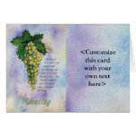 Riesling White Wine Card cards