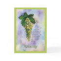 Riesling Wine Grape Greeting Card by donnabellas Riesling Wine Grape Greeting Card